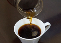 自家焙煎コーヒー完成