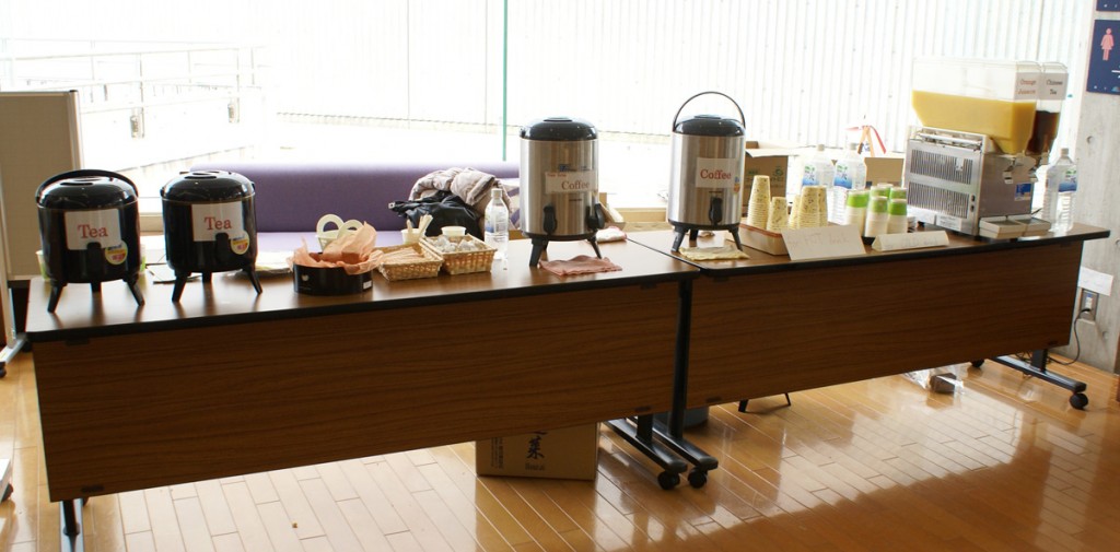 イベントのコーヒーサービス